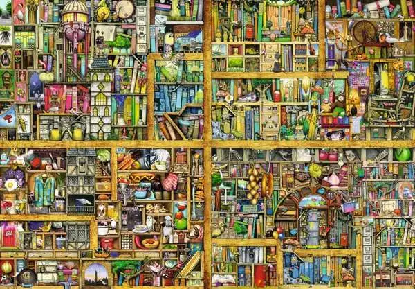 Ravensberger Matratzen Puzzle 18000 Teile - Magisches Bücherregal XXL Riesige Ersparnisse