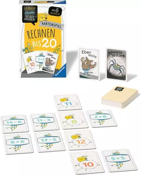 Ravensberger Matratzen Lernen Lachen Selbermachen: Kartenspiel Rechnen bis 20 - Kartenspiel ab 6 Jahren Super Sparpreis
