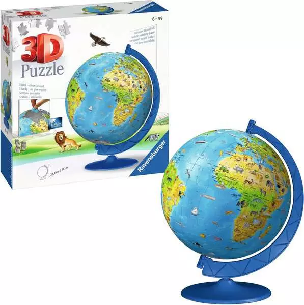 Ravensberger Matratzen 3D Puzzle Ball Kinderglobus in deutscher Sprache Zeitbegrenzte Promotion