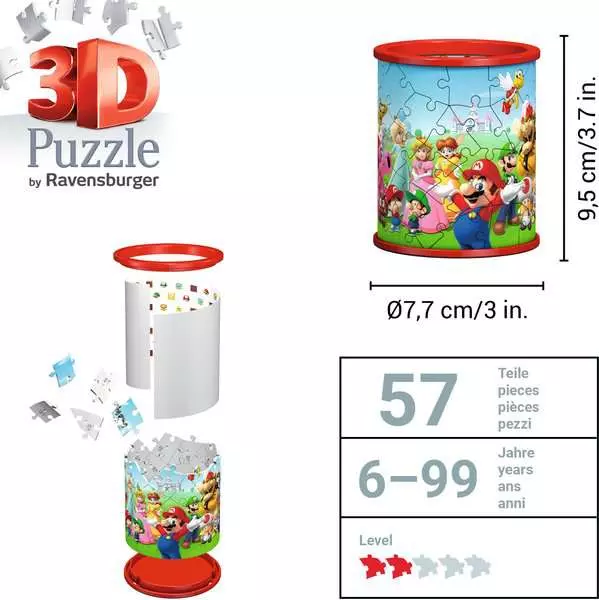 Ravensberger Matratzen 3D Puzzle Utensilo - Super Mario Vierteljährliche Förderung