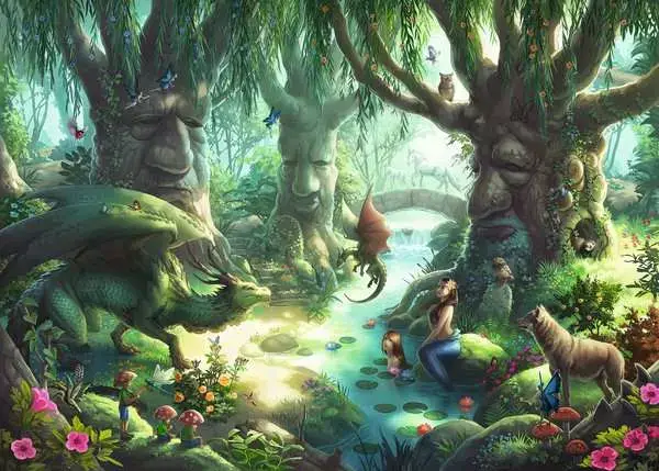Ravensberger Matratzen Kinderpuzzle ab 9 Jahren - EXIT Puzzle Kids Der magische Wald - 368 Teile Bis zu 55% Rabatt