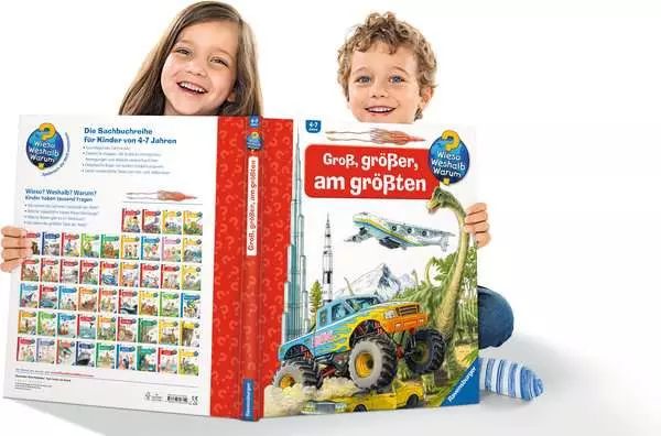 Ravensberger Matratzen Ravensburger Wieso? Weshalb? Warum?: Groß, größer, am größten (Riesenbuch) Fabrikverkauf