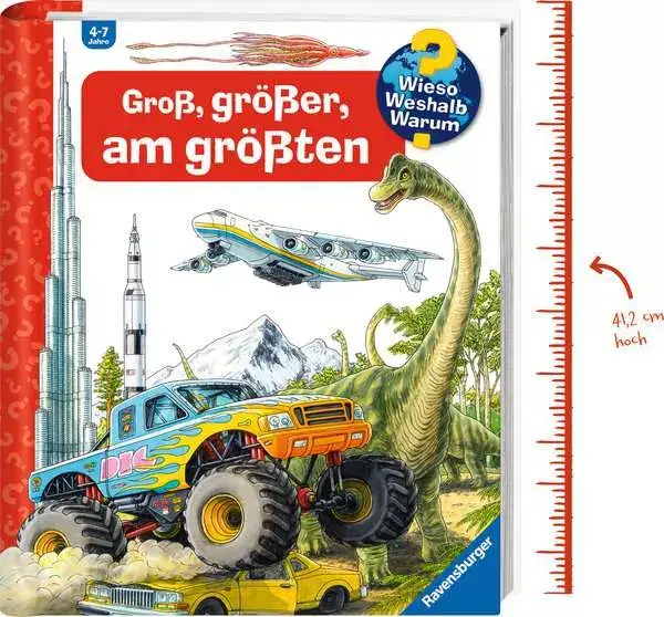 Ravensberger Matratzen Ravensburger Wieso? Weshalb? Warum?: Groß, größer, am größten (Riesenbuch) Fabrikverkauf