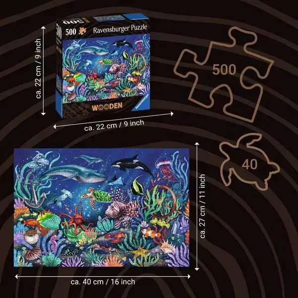 Ravensberger Matratzen Puzzle 500 Teile - Unten im Meer Fabrikpreis