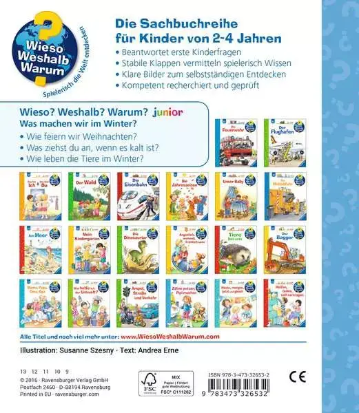 Ravensberger Matratzen Ravensburger Wieso? Weshalb? Warum? junior, Band 58: Was machen wir im Winter? Rabatt
