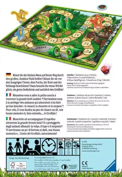 Ravensberger Matratzen Wo ist der Grüffelo? - Kinderspiel ab 4 Jahren Jubiläumsangebot