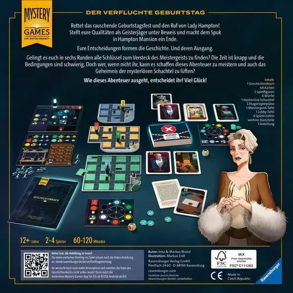 Ravensberger Matratzen Mystery Games – Der verfluchte Geburtstag - Spiel ab 12 Jahren Große Rabatte