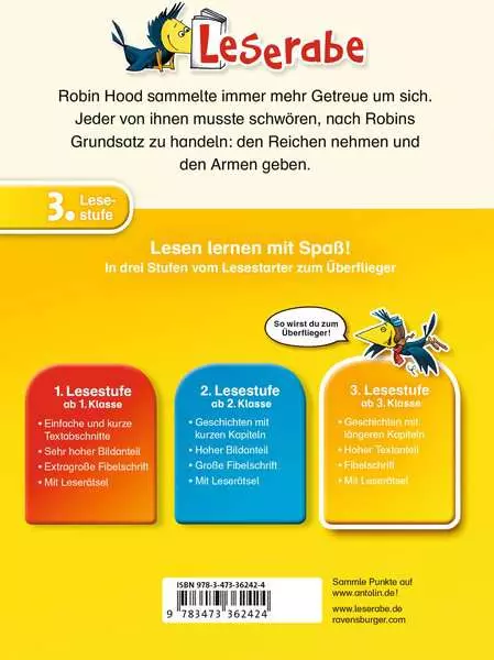 Ravensberger Matratzen Leserabe - 3. Lesestufe: Robin Hood, König der Wälder Bestseller