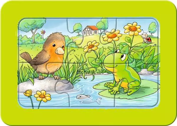 Ravensberger Matratzen Kinderpuzzle ab 2 Jahren - Kleine Gartentiere - 6 Teile Riesige Ersparnisse