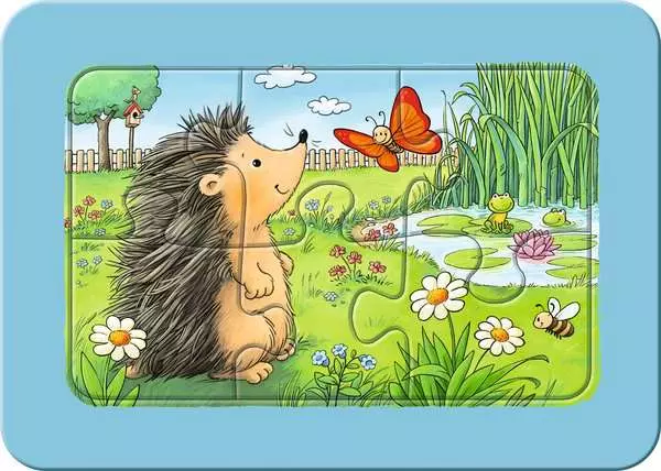 Ravensberger Matratzen Kinderpuzzle ab 2 Jahren - Kleine Gartentiere - 6 Teile Riesige Ersparnisse