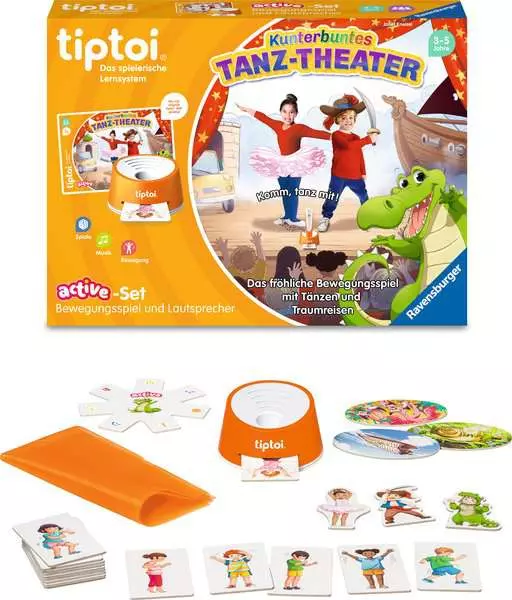 Ravensberger Matratzen ACTIVE Set Kunterbuntes Tanz-Theater - Lernspiel ab 3 Jahren Begrenzte Freigabe