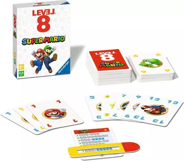 Ravensberger Matratzen Super Mario Level 8 - Kartenspiel ab 8 Jahren Discount Store für neue Produkte