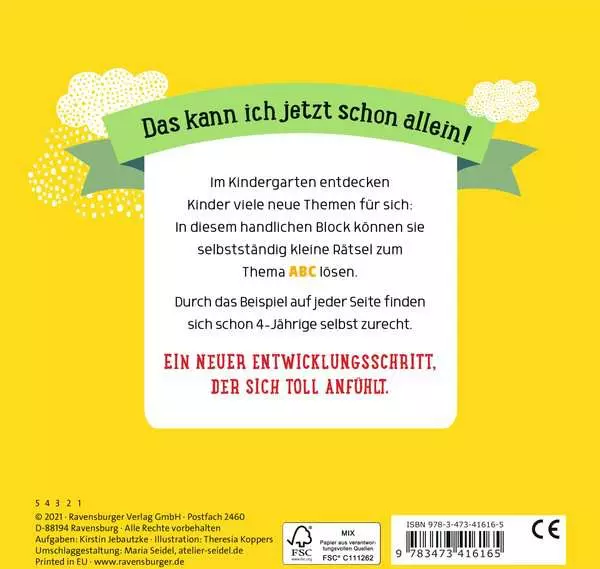 Ravensberger Matratzen Im Kindergarten: Erster Abc-Spaß Begrenzt auf 3 Tage