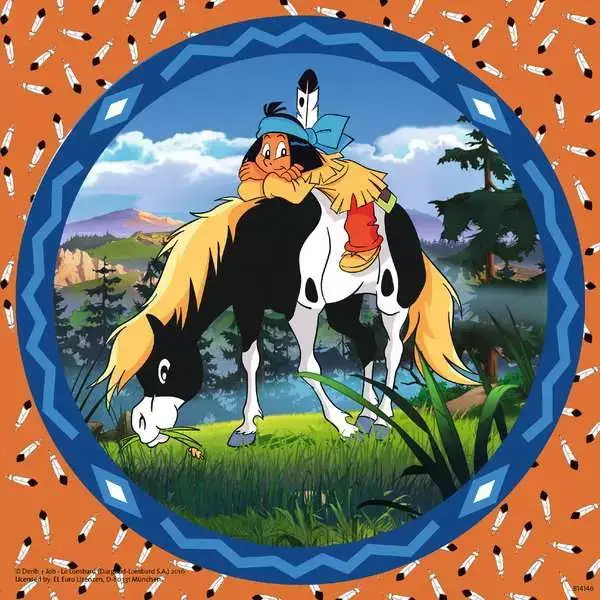 Ravensberger Matratzen Kinderpuzzle ab 5 Jahren - Yakari, der tapfere Indianer - 49 Teile Fabrikverkauf