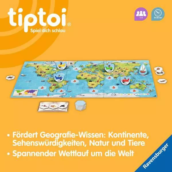 Ravensberger Matratzen tiptoi® Unsere Reise um die Welt - Lernspiel ab 4 Jahren Großer Ausverkauf