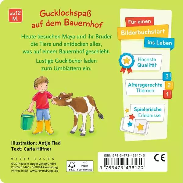Ravensberger Matratzen Mein Bauernhof Gucklochbuch Online Shopping