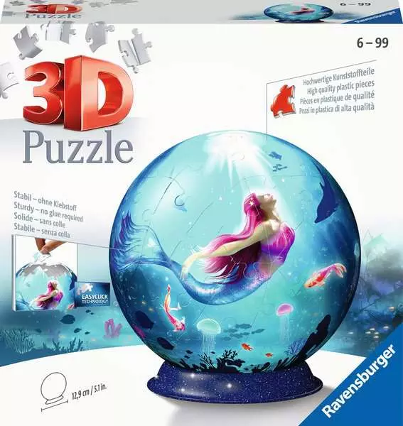 Ravensberger Matratzen 3D Puzzle Ball Bezaubernde Meerjungfrauen Black Friday