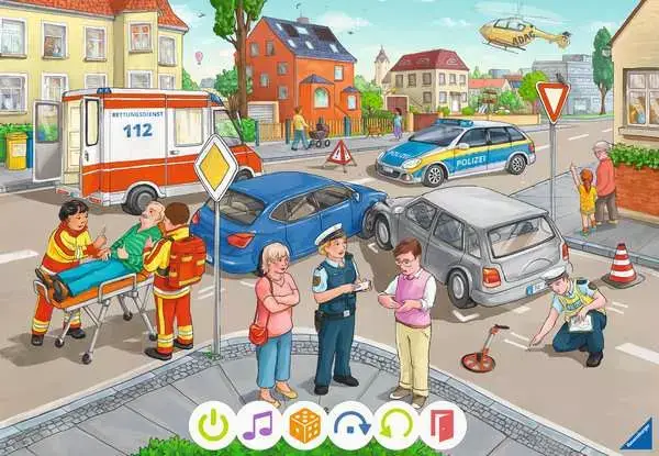 Ravensberger Matratzen Kinderpuzzle ab 3 Jahren - tiptoi® Puzzle für kleine Entdecker: Rettungseinsatz - 12 Teile Valentinstagsangebot