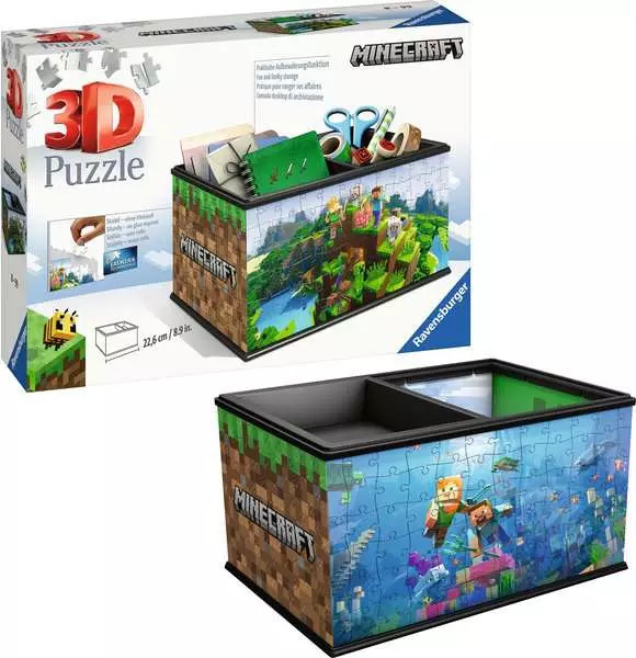 Ravensberger Matratzen 3D Puzzle Aufbewahrungsbox - Minecraft Online Outlet