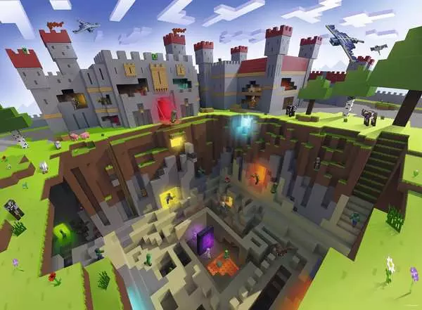 Ravensberger Matratzen Kinderpuzzle ab 9 Jahren - Minecraft Cutaway - 300 Teile Zeitlich begrenztes Angebot