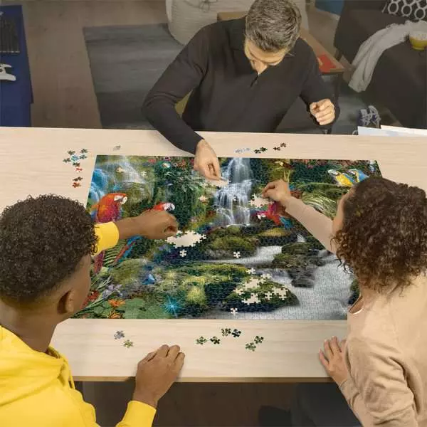 Ravensberger Matratzen Puzzle 2000 Teile - Bunte Papageien im Dschungel Riesige Ersparnisse
