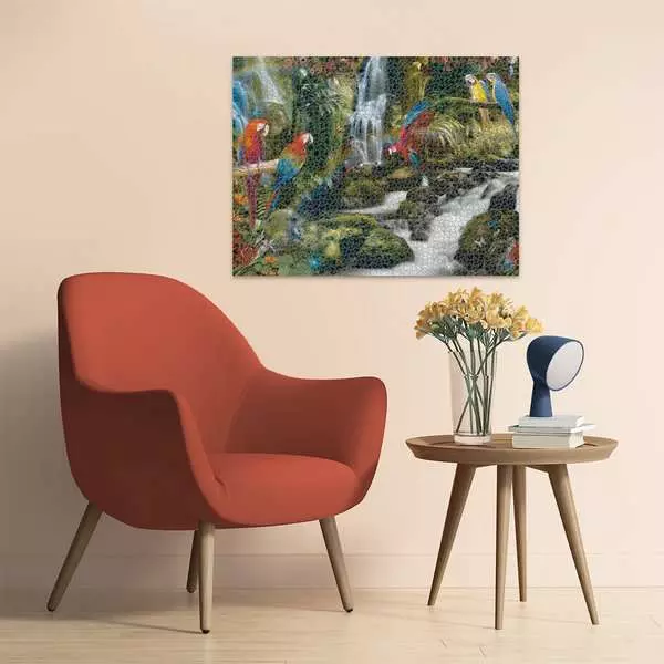 Ravensberger Matratzen Puzzle 2000 Teile - Bunte Papageien im Dschungel Riesige Ersparnisse
