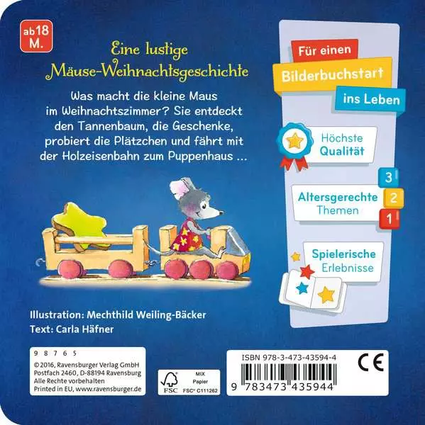 Ravensberger Matratzen Die kleine Weihnachtsmaus Zeitbegrenzte Promotion