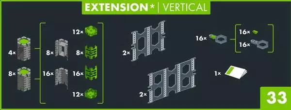 Ravensberger Matratzen GraviTrax PRO Extension Vertical - Kugelbahn-Erweiterung für Kinder ab 8 Jahren Begrenzt auf 3 Tage