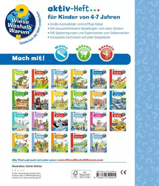 Ravensberger Matratzen Ravensburger Wieso? Weshalb? Warum? aktiv-Heft: Straßenverkehr Auslauf