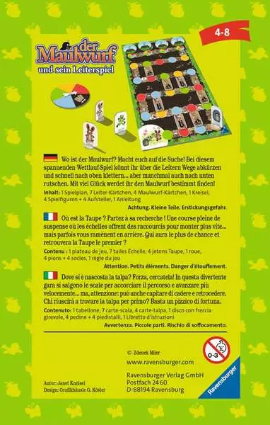 Ravensberger Matratzen Der Maulwurf und sein Leiterspiel - Reisespiel ab 4 Jahren Fabrikverkauf