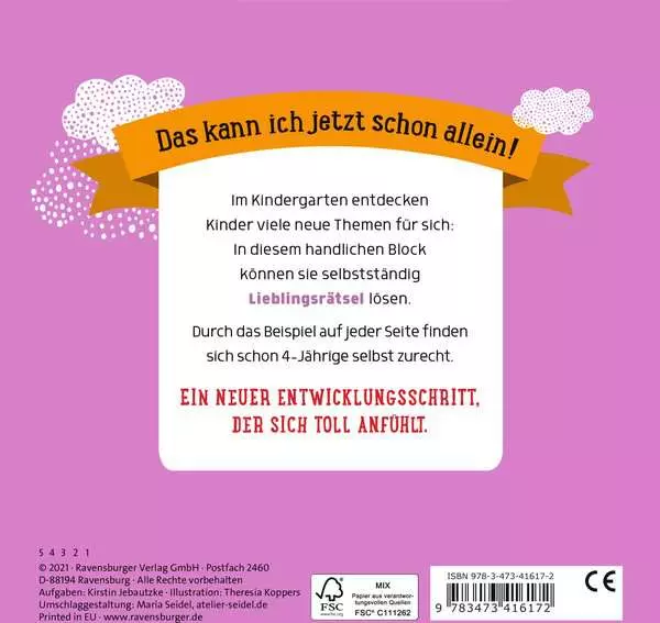 Ravensberger Matratzen Im Kindergarten: Lieblingsrätsel Rabatt