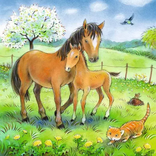 Ravensberger Matratzen Kinderpuzzle ab 5 Jahren - Kuschelzeit - 49 Teile Günstig kaufen