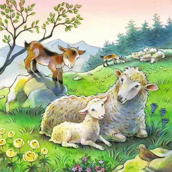 Ravensberger Matratzen Kinderpuzzle ab 5 Jahren - Kuschelzeit - 49 Teile Günstig kaufen