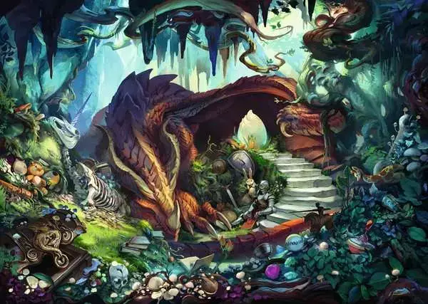 Ravensberger Matratzen Puzzle 759 Teile - In der Drachenhöhle Saisonschlussverkauf