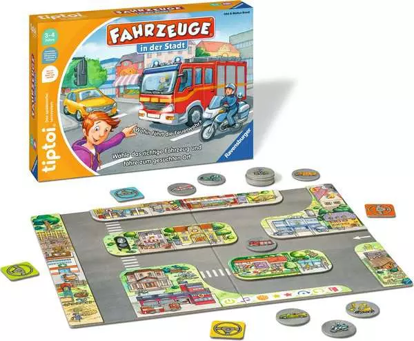Ravensberger Matratzen tiptoi® Fahrzeuge in der Stadt - Lernspiel ab 3 Jahren Weihnachtsangebot