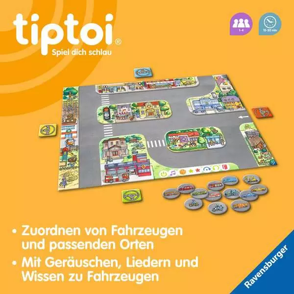 Ravensberger Matratzen tiptoi® Fahrzeuge in der Stadt - Lernspiel ab 3 Jahren Weihnachtsangebot