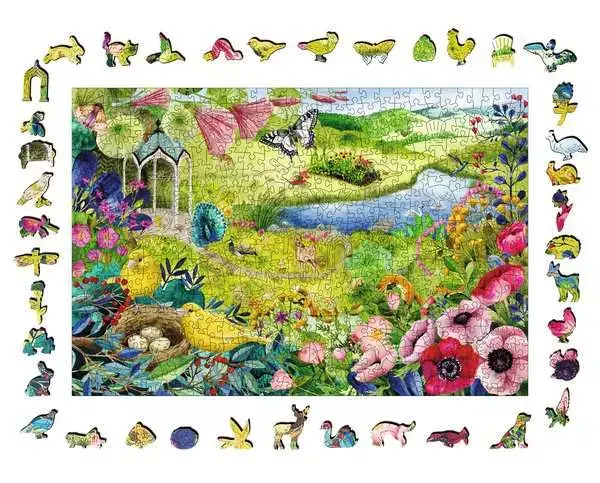 Ravensberger Matratzen Puzzle 500 Teile - Wilder Garten Lagerräumung