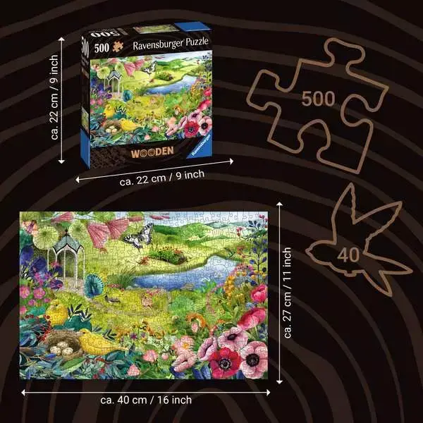 Ravensberger Matratzen Puzzle 500 Teile - Wilder Garten Lagerräumung
