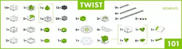 Ravensberger Matratzen Ravensburger GraviTrax Action-Set Twist Neueste Mode