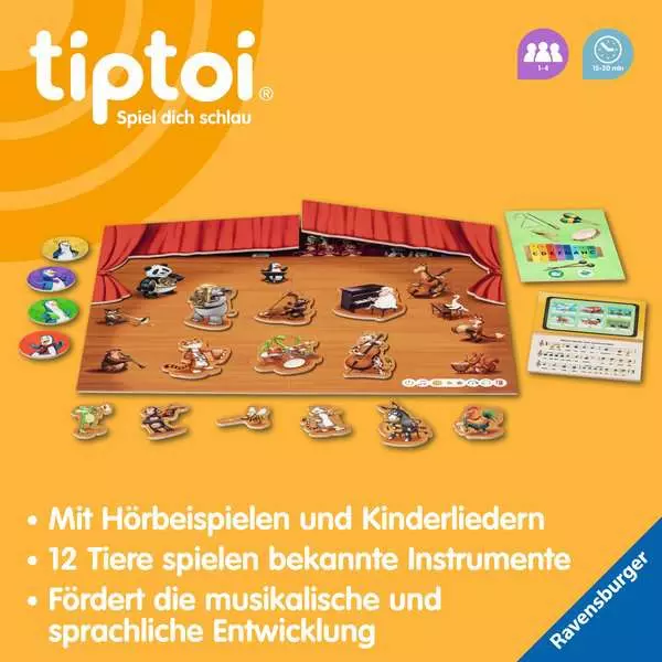 Ravensberger Matratzen tiptoi® Mein tierischer Musik-Spaß - Lernspiel ab 3 Jahren Exklusive Angebote
