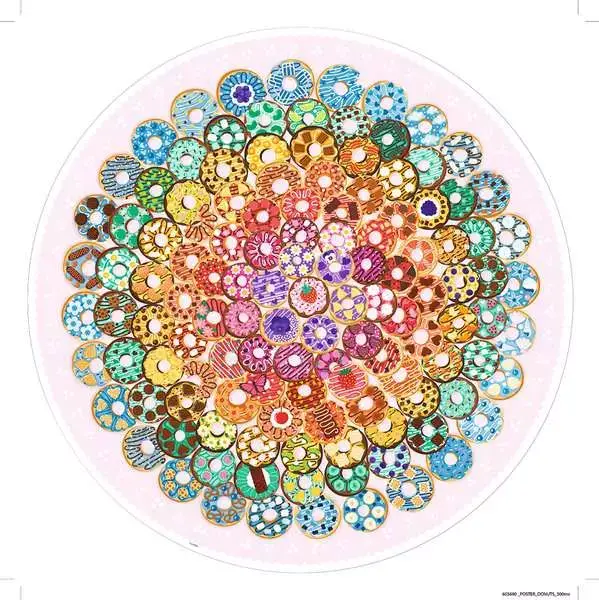 Ravensberger Matratzen Puzzle 500 Teile - Circle of Colors Donuts Große Rabatte