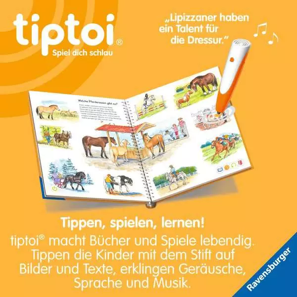 Ravensberger Matratzen tiptoi® Wieso? Weshalb? Warum? Wir entdecken Pferde und Ponys Neuheiten
