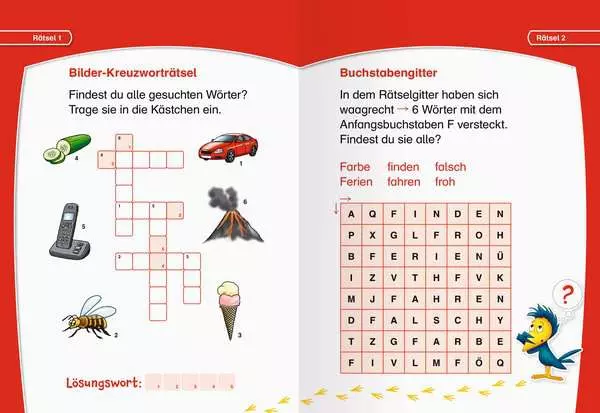 Ravensberger Matratzen Leserabe: Kreuzworträtsel zum Lesenlernen (1. Lesestufe) VIP-Rabatte