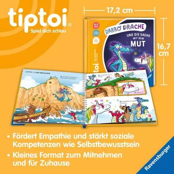 Ravensberger Matratzen tiptoi® Darro Drache und die Sache mit dem Mut Tiefpreis