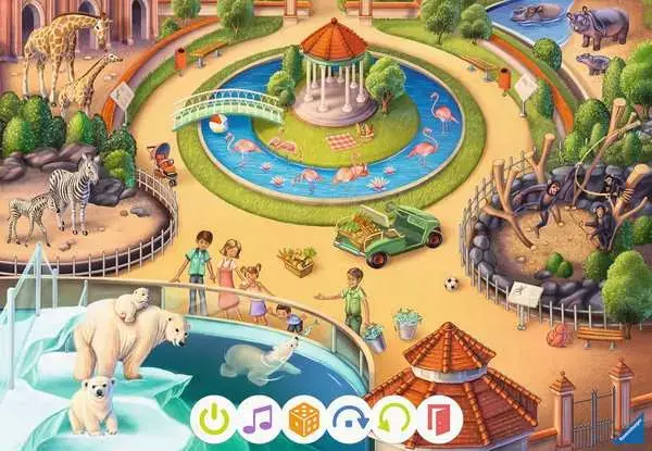 Ravensberger Matratzen Kinderpuzzle ab 3 Jahren - tiptoi® Puzzle für kleine Entdecker: Zoo - 12 Teile Letzte 2 Tage