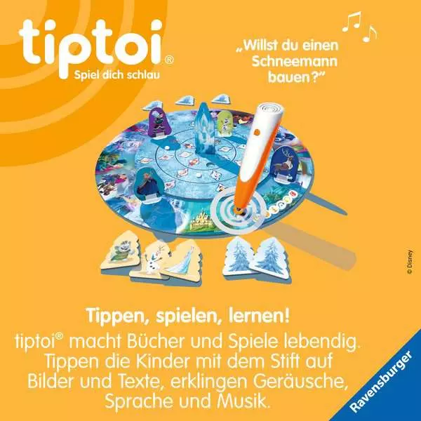 Ravensberger Matratzen tiptoi® Disney Die Eiskönigin - Völlig unverfroren: Das verdrehte Wettlaufspiel - Lernspiel ab 4 Jahren Zeitbegrenzte Promotion