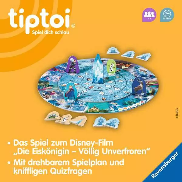 Ravensberger Matratzen tiptoi® Disney Die Eiskönigin - Völlig unverfroren: Das verdrehte Wettlaufspiel - Lernspiel ab 4 Jahren Zeitbegrenzte Promotion
