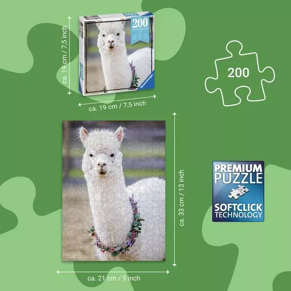 Ravensberger Matratzen Puzzle 200 Teile - Alpaka Sonderangebot der Fabrik