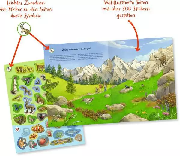 Ravensberger Matratzen Ravensburger Wieso? Weshalb? Warum? Stickerheft: Tiere der Welt Speichern exportieren