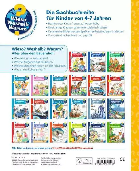 Ravensberger Matratzen Ravensburger Wieso? Weshalb? Warum?, Band 3: Alles über den Bauernhof Rabatte dieses Monats